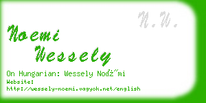 noemi wessely business card